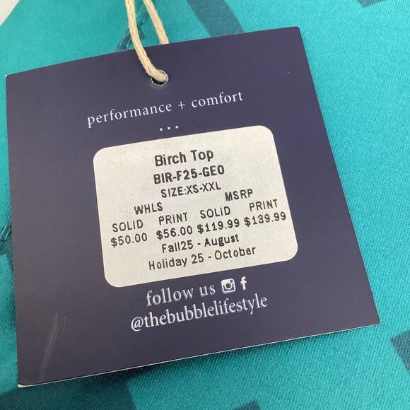 The Bubble Womens Birch Top Size Medium‎ NWT - Picture 7 of 10